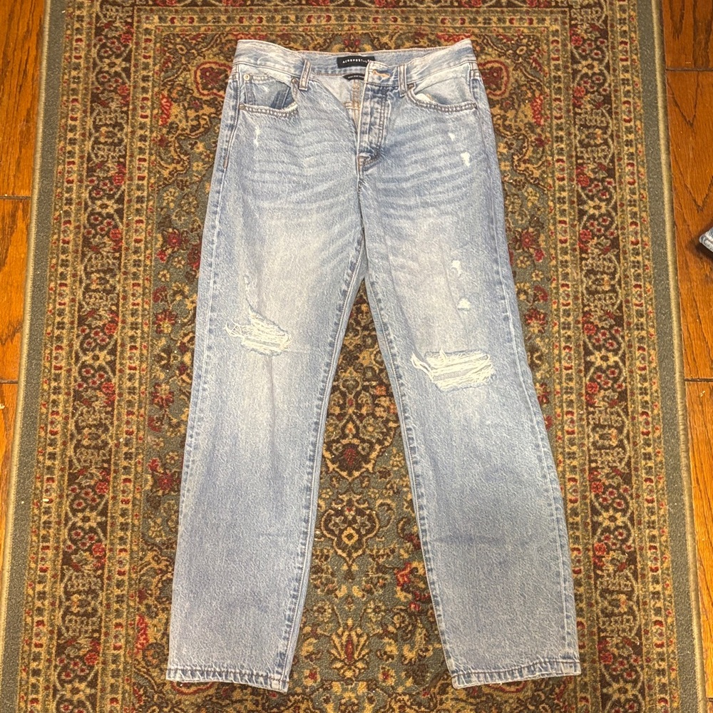 Aeropostale Light Blue High Rise Women Jeans